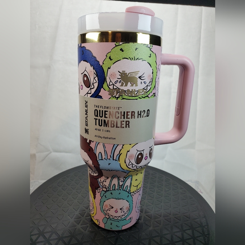 NEW Stanley Limited Edition Labubu The Quencher H2.0 40oz Tumbler Bag Straw Box